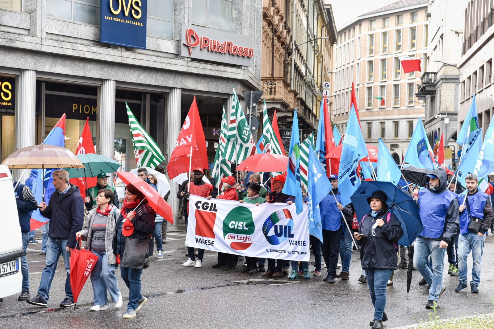 VARESE MANIFESTAZIONE PRIMO MAGGIO