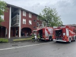 BUSTO ARSIZIO VIGILI DEL FUOCO INCENDIO ABITAZIONE IN PIAZZA S.ANNA A BUSTO