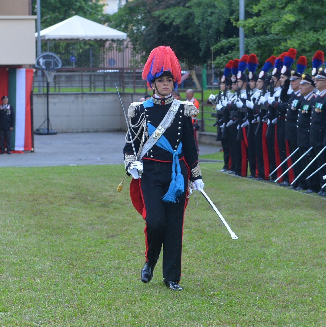 VARESE. FESTA ARMA DEI CARABINIERI 2023 NELLA FOTO CAPITANO ANNA MARIA PUTORTI�