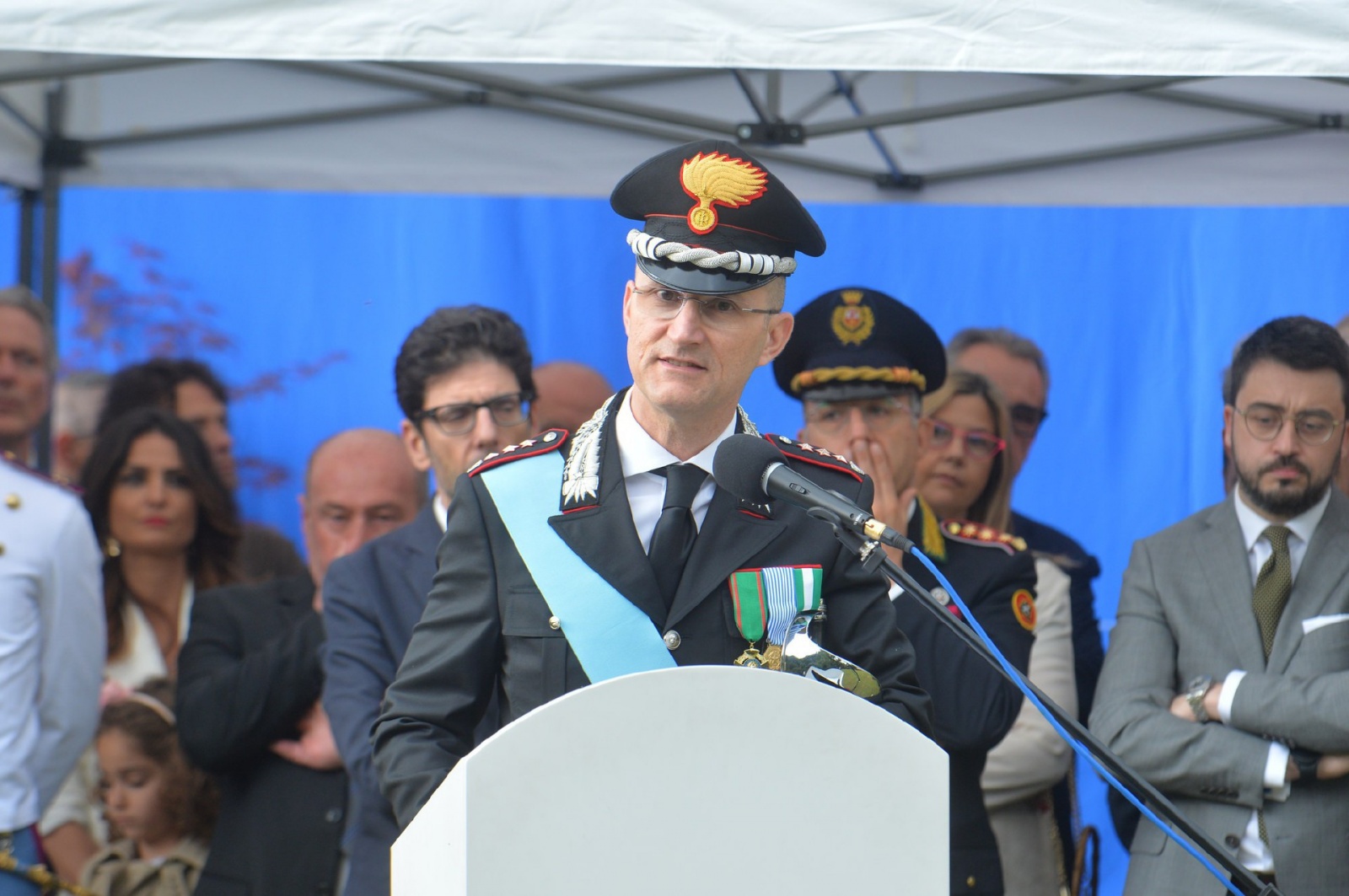 VARESE. FESTA ARMA DEI CARABINIERI 2023 NELLA FOTO COLONNELLO GIANLUCA PIASENTIN