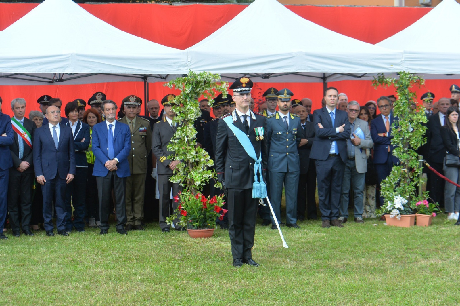 VARESE. FESTA ARMA DEI CARABINIERI 2023 NELLA FOTO COLONNELLO GIANLUCA PIASENTIN
