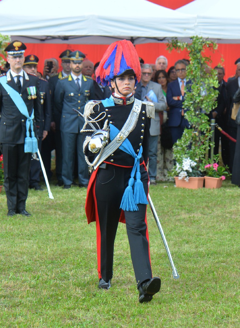 VARESE. FESTA ARMA DEI CARABINIERI 2023 NELLA FOTO CAPITANO ANNA MARIA PUTORTI�