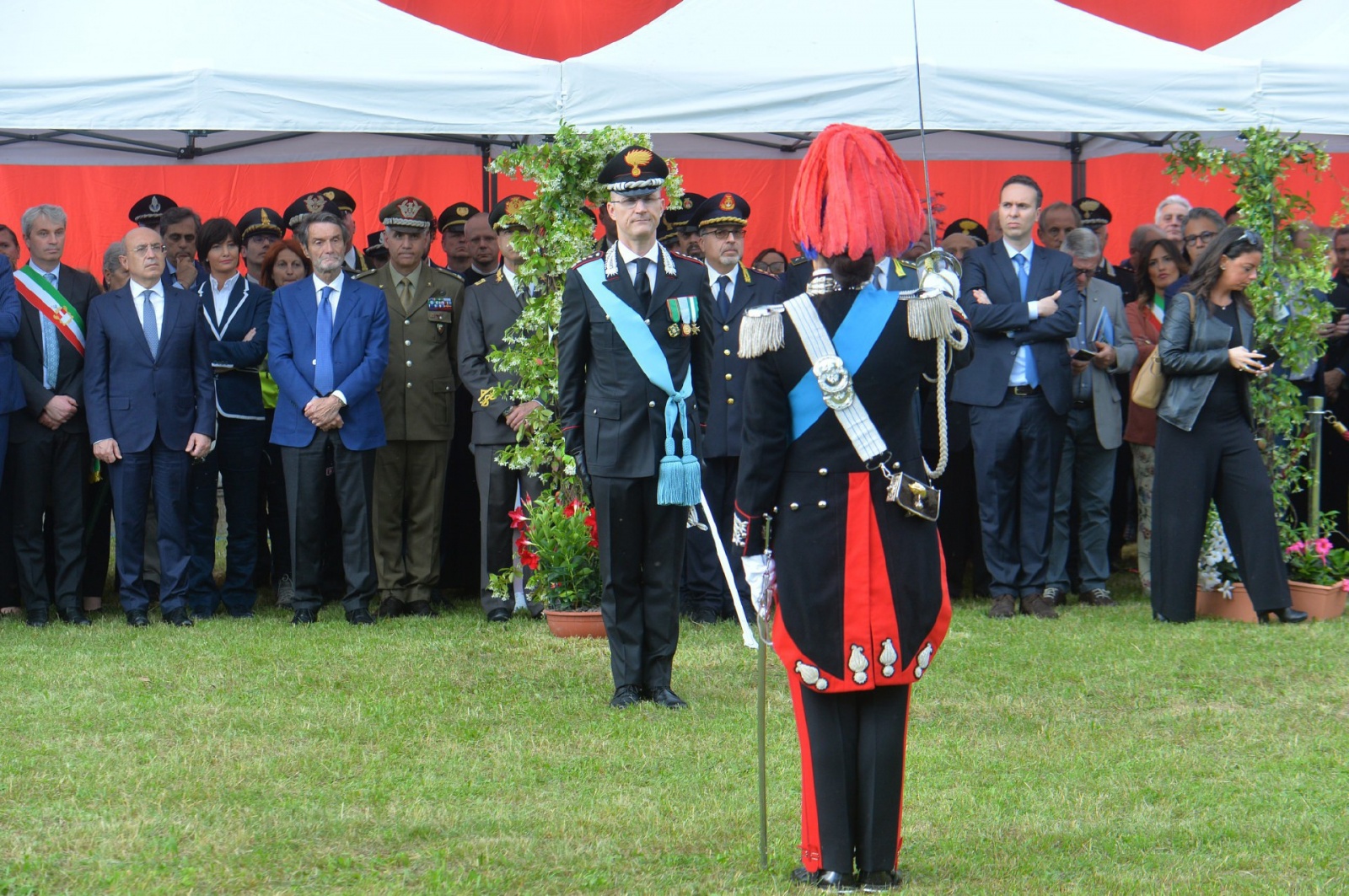 VARESE. FESTA ARMA DEI CARABINIERI 2023 NELLA FOTO COLONNELLO GIANLUCA PIASENTIN