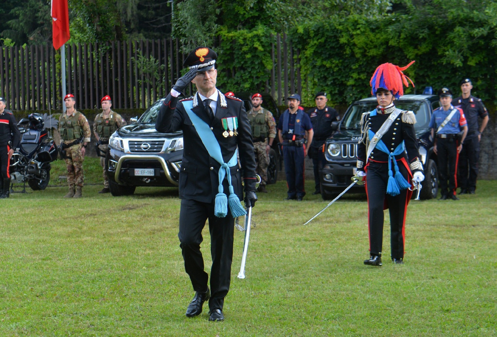 VARESE. FESTA ARMA DEI CARABINIERI 2023 NELLA FOTO COLONNELLO GIANLUCA PIASENTIN