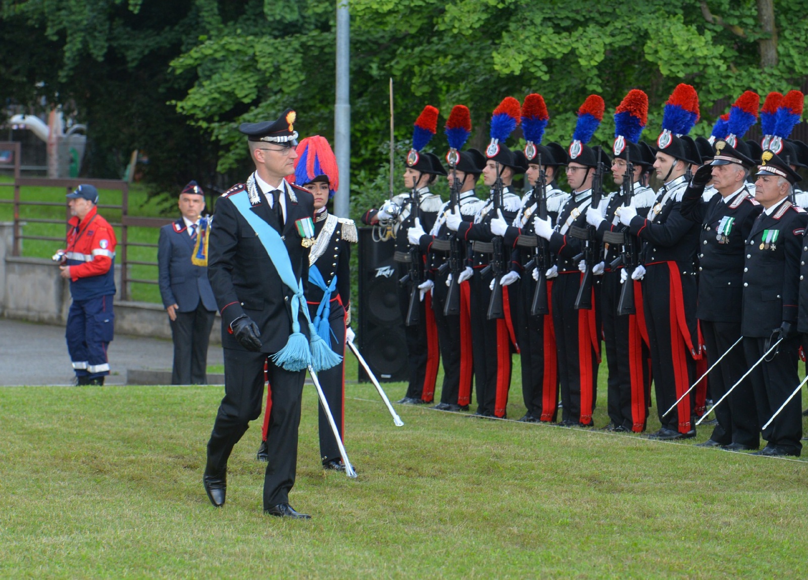 VARESE. FESTA ARMA DEI CARABINIERI 2023 NELLA FOTO COLONNELLO GIANLUCA PIASENTIN