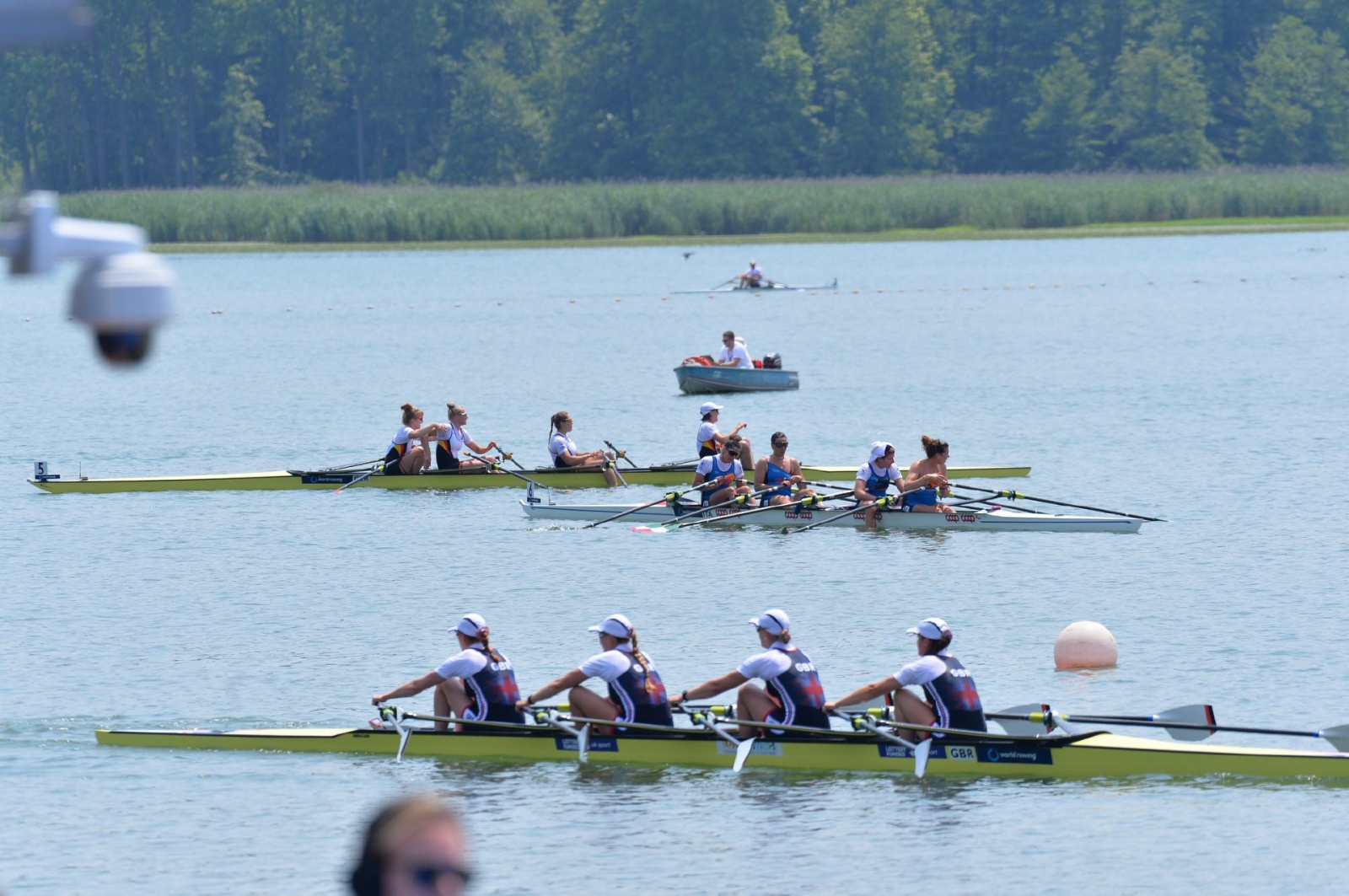 VARESE. SECONDA TAPPA COPPA DEL MONDO CANOTTAGGIO SENIOR 2023, SCHIRANNA. FINALI E PREMIAZIONI NELLA FOTO FASE DI UNA GARA