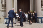 BUSTO ARSIZIO FUNERALE DEL DOTT GIUSEPPE MERLINI ALLA BASILICA DI SAN GIOVANNI