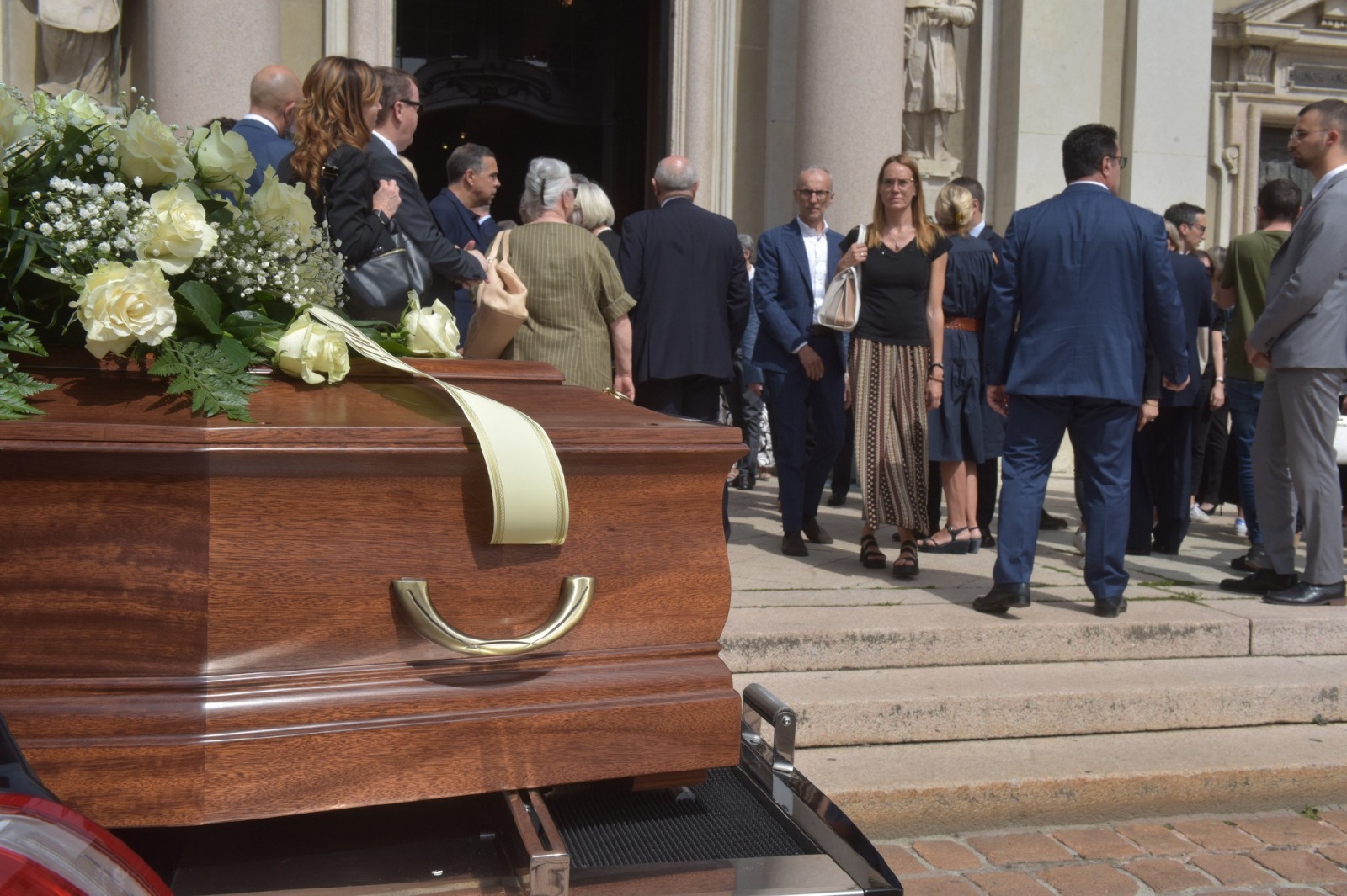 BUSTO ARSIZIO FUNERALE DEL DOTT GIUSEPPE MERLINI ALLA BASILICA DI SAN GIOVANNI