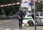 La Polizia locale sul luogo dell'incidente mortale per i rilievi, Milano, 22 giugno 2023. È deceduta in ospedale la donna di 60 anni che questa questa mattina, a Milano, è stata travolta da una betoniera mentre si trovava in bicicletta. Dai primi rilievi 