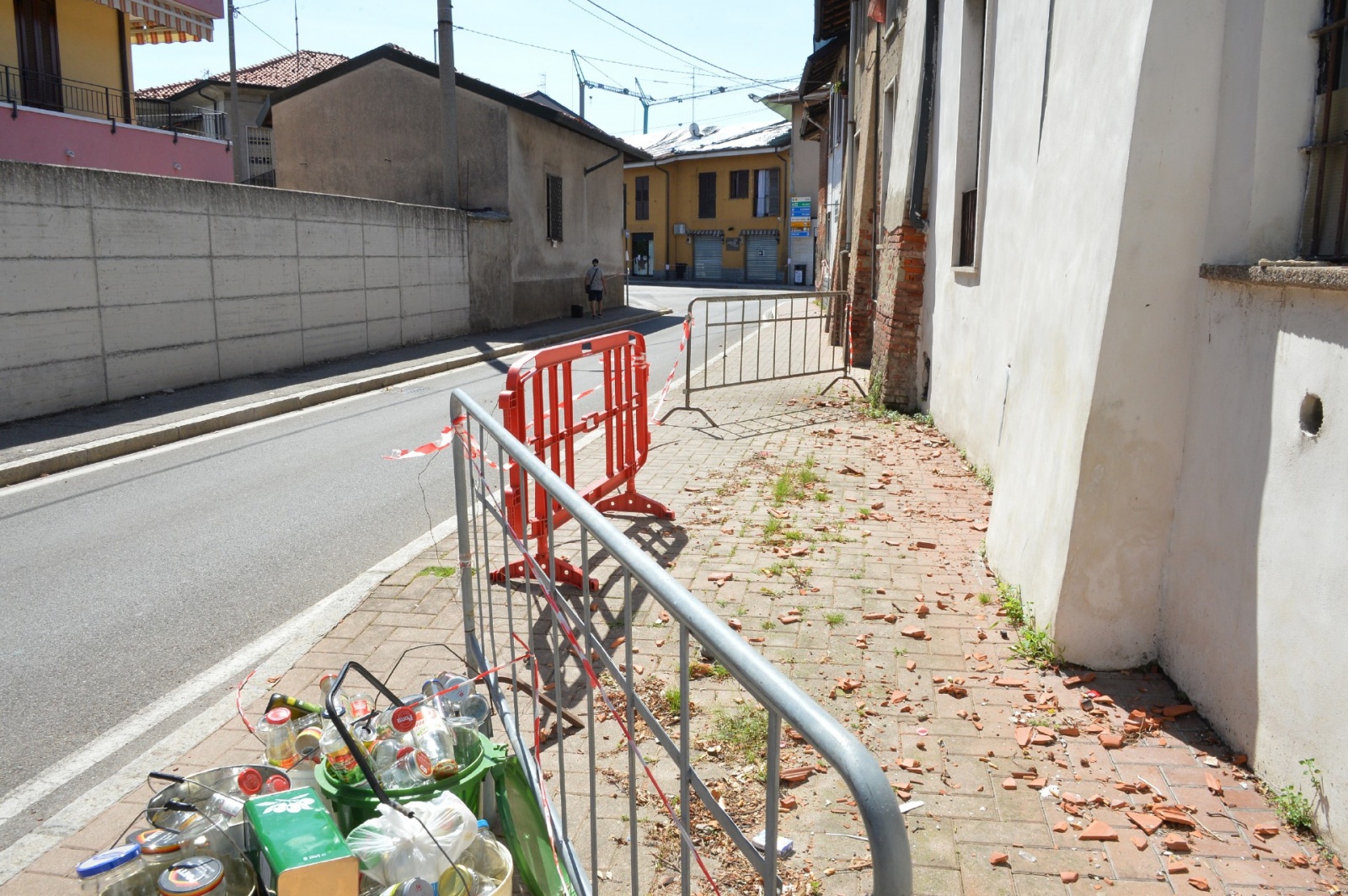 GERENZANO DANNI A TETTI EDIFICI AUTO CAUSATI DAL MALTEMPO GRANDINATA