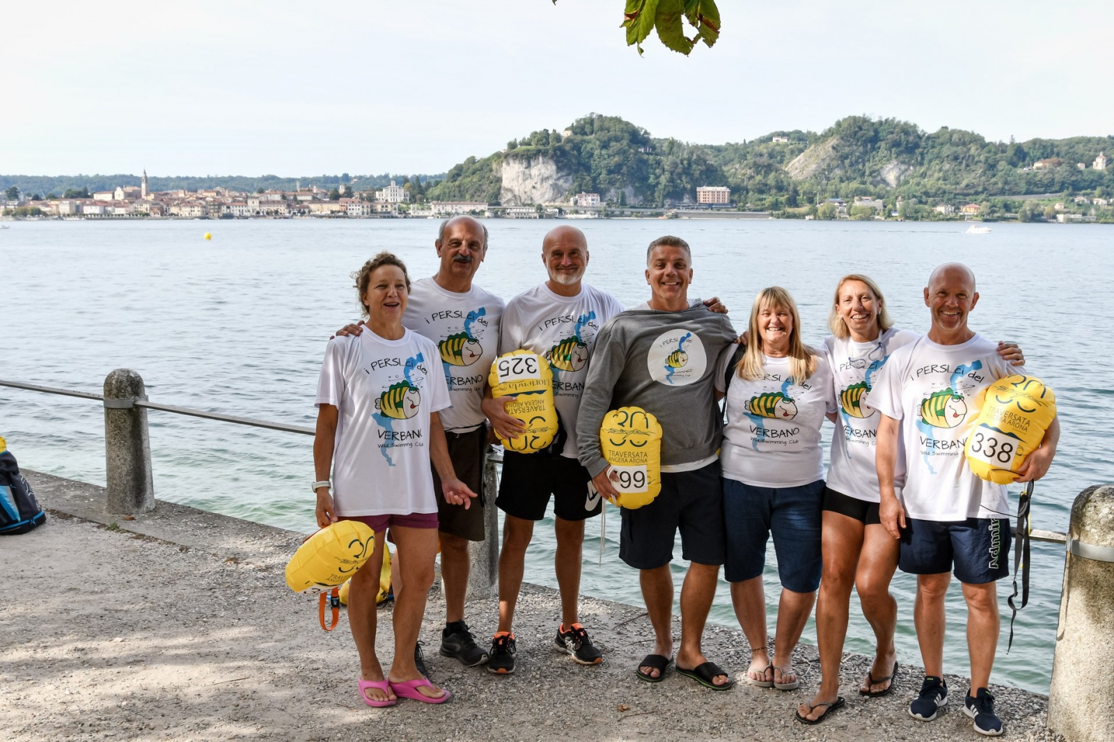 LIDO DI ANGERA NELLA FOTO TRAVERSATA ANGERA-ARONA 2023