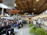 MALPENSA INAUGURAZIONE DELLA RICOSTRUZIONE AEREO S55 SIAI MARCHETTI DI ITALO BALBO A VOLANDIA