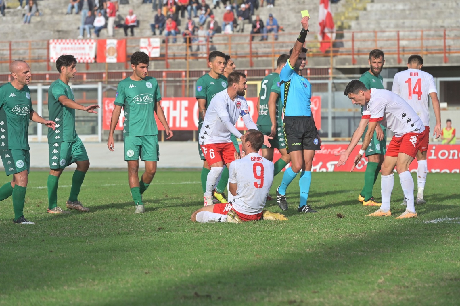 VARESE CALCIO SERIE D CITTA’ DI VARESE VS. FEZZANESE NELLA FOTO DELUSIONE VARESE BANFI STEFANO