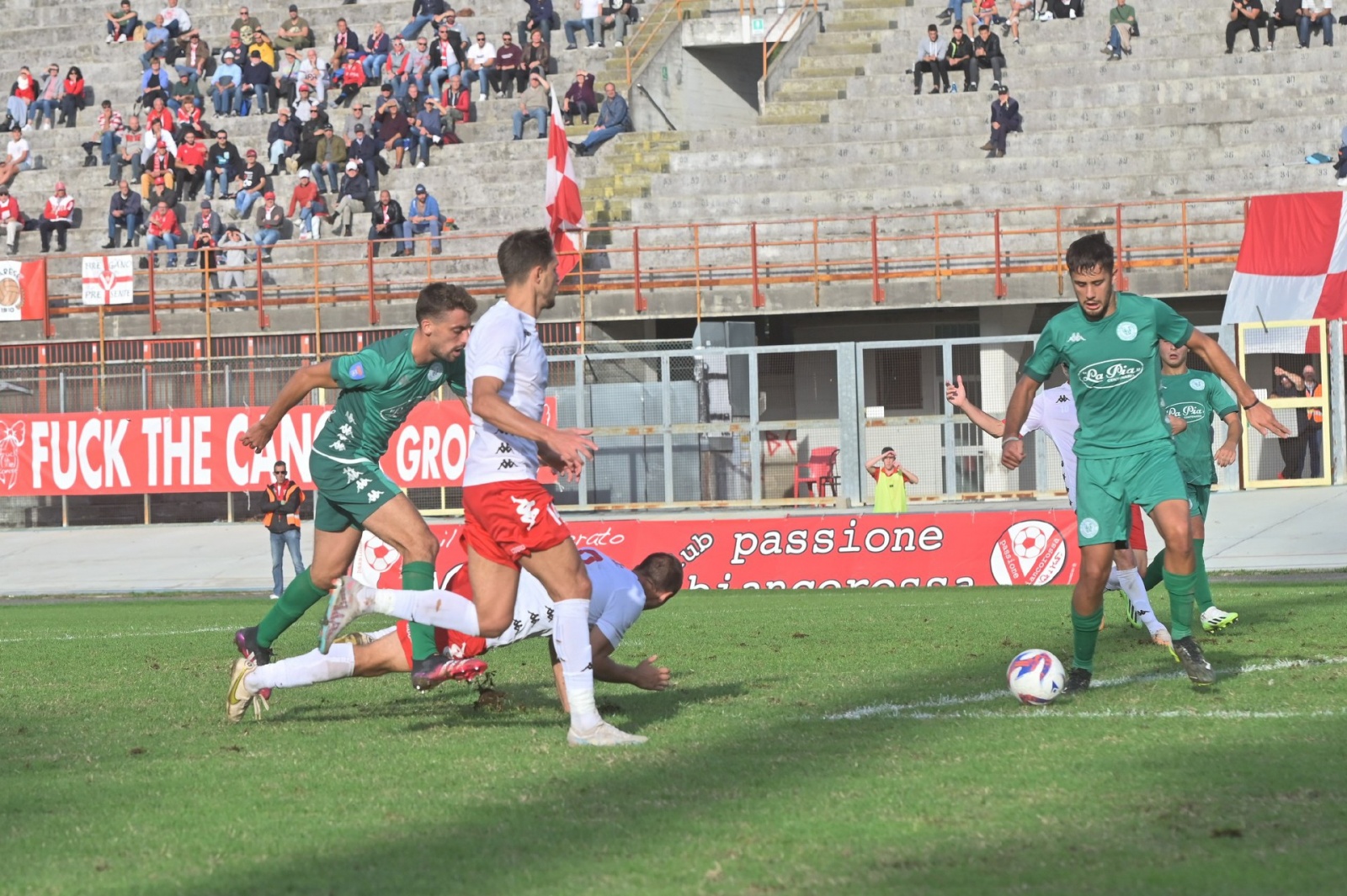 VARESE CALCIO SERIE D CITTA’ DI VARESE VS. FEZZANESE NELLA FOTO FALLO SU BANFI STEFANO IN AREA DI RIGORE