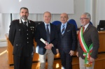 VARESE. ONORIFICENZE REPUBBLICA ITALIANA 2023 A VILLA RECALCATI CON PREFETTO SALVATORE PASQUARIELLO NELLA FOTO CAVALIERE STEFANO MASINI