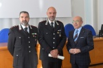 VARESE. ONORIFICENZE REPUBBLICA ITALIANA 2023 A VILLA RECALCATI CON PREFETTO SALVATORE PASQUARIELLO NELLA FOTO CAVALIERE TENENTE COLONNELLO CARABINIERI MARCO DÕALEO