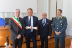 VARESE. ONORIFICENZE REPUBBLICA ITALIANA 2023 A VILLA RECALCATI CON PREFETTO SALVATORE PASQUARIELLO NELLA FOTO CAVALIERE RINALDO BALLERIO