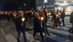 BUSTO ARSIZIO. CORTEO FIACCOLATA DA VIALE PIEMONTE PER LE VIE DEL CENTRO CONTRO VIOLENZA DONNE CON SINDACO ANTONELLI, SINDACO BELLARIA, ISABELLA TOVAGLIERI