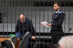 VARESE UDIENZA PROCESSO SERGIO DOMENICHINI OMICIDA DI CARMELA FABOZZI - TRIBUNALE VARESE NELLA FOTO SERGIO DOMENICHINI