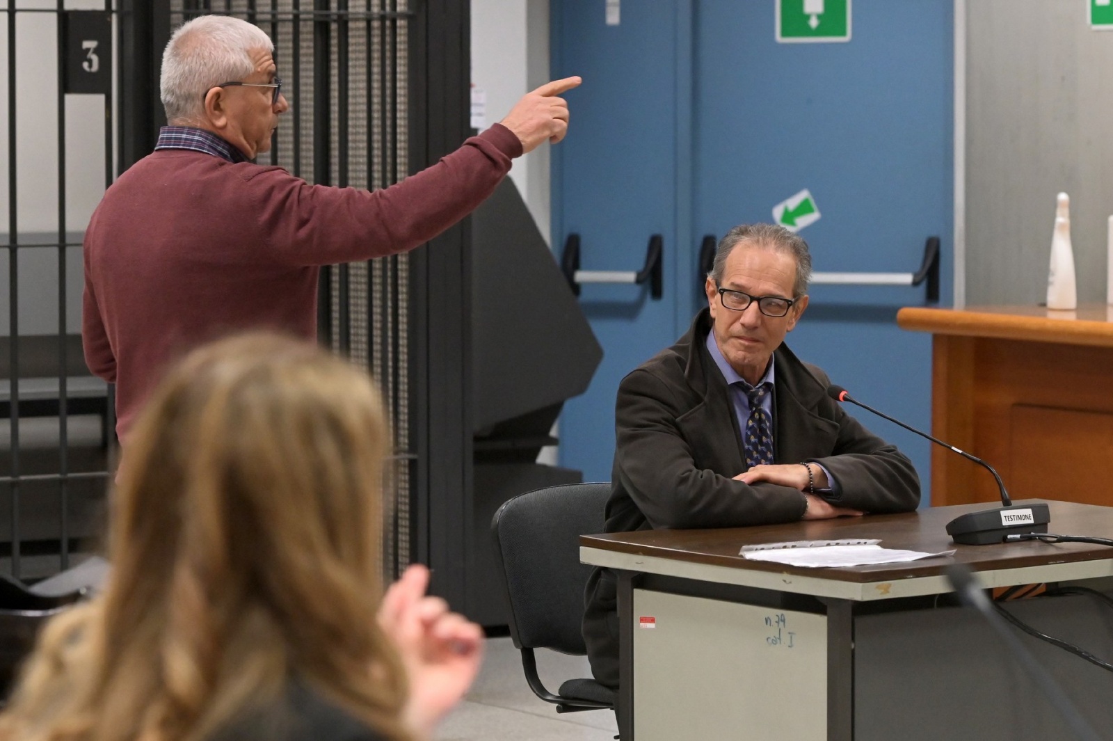 VARESE UDIENZA PROCESSO SERGIO DOMENICHINI OMICIDA DI CARMELA FABOZZI - TRIBUNALE VARESE NELLA FOTO ANTONIO CRISAFULLI