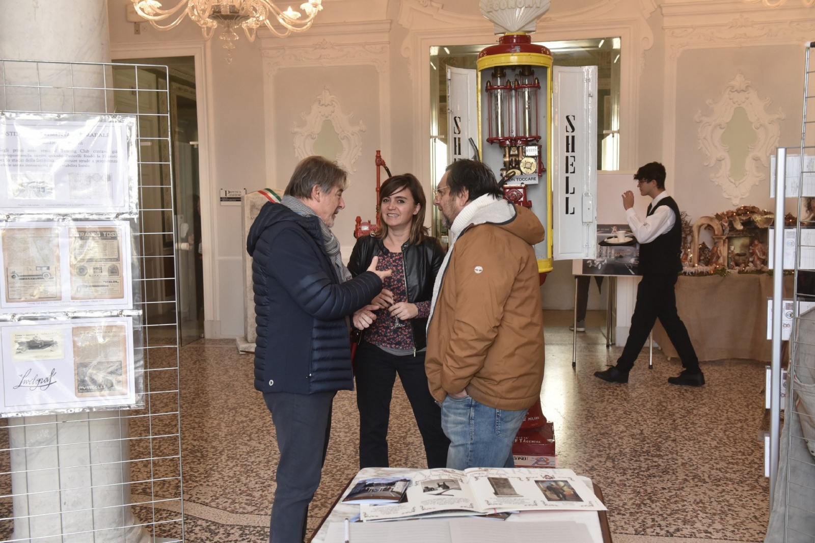 VARESE. CONFERENZA STAMPA EVENTO CELEBRATIVO AUTOSTRADA DEI LAGHI PRESSO VILLA RECALCATI NELLA FOTO