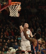 VARESE. BASKET FIBA EUROPE CUP. ITELYUM VARESE-CSM ORADEA NELLA FOTO MANNION