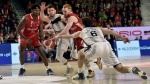 VARESE. BASKET LBA. OPENJOBMETIS VARESE-VIRTUS BOLOGNA NELLA FOTO MANNION SPENCER