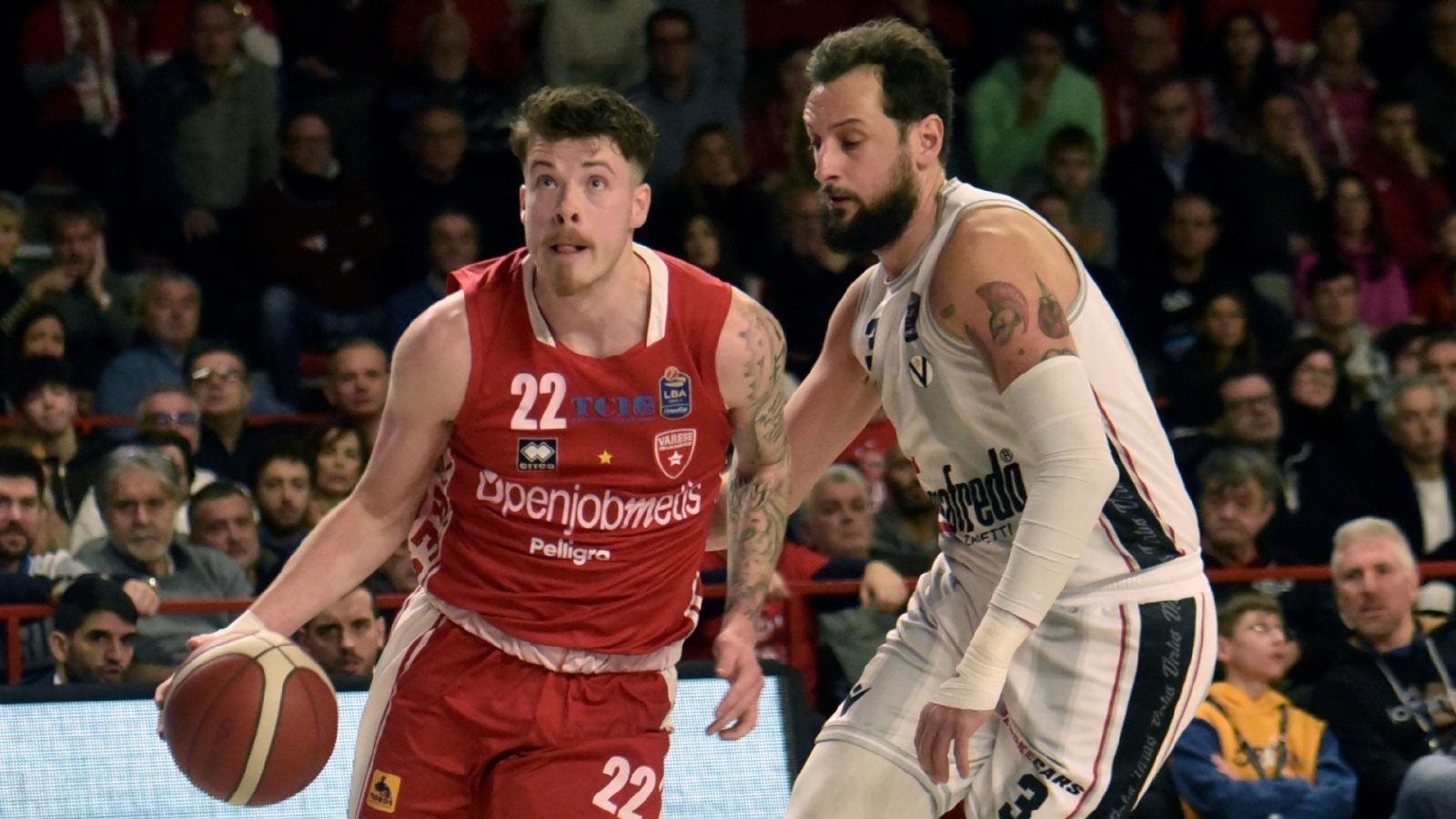 VARESE. BASKET LBA. OPENJOBMETIS VARESE-VIRTUS BOLOGNA NELLA FOTO MCDERMOTT