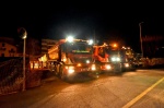 VARESE. COLLAUDO STATICO, PROVA DI CARICO, NUOVO PONTE LARGO FLAIANO CON 12 CAMION NELLA NOTTE TRA IL 29 E IL 30 GENNAIO NELLA FOTO