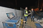 VARESE. COLLAUDO STATICO, PROVA DI CARICO, NUOVO PONTE LARGO FLAIANO CON 12 CAMION NELLA NOTTE TRA IL 29 E IL 30 GENNAIO NELLA FOTO