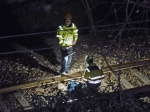 VARESE. COLLAUDO STATICO, PROVA DI CARICO, NUOVO PONTE LARGO FLAIANO CON 12 CAMION NELLA NOTTE TRA IL 29 E IL 30 GENNAIO NELLA FOTO