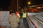 VARESE. COLLAUDO STATICO, PROVA DI CARICO, NUOVO PONTE LARGO FLAIANO CON 12 CAMION NELLA NOTTE TRA IL 29 E IL 30 GENNAIO NELLA FOTO