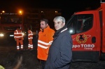 VARESE. COLLAUDO STATICO, PROVA DI CARICO, NUOVO PONTE LARGO FLAIANO CON 12 CAMION NELLA NOTTE TRA IL 29 E IL 30 GENNAIO NELLA FOTO SINDACO DAVIDE GALIMBERTI