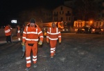 VARESE. COLLAUDO STATICO, PROVA DI CARICO, NUOVO PONTE LARGO FLAIANO CON 12 CAMION NELLA NOTTE TRA IL 29 E IL 30 GENNAIO NELLA FOTO