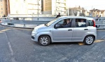 VARESE. APERTURA LARGO FLAIANO NELLA FOTO ARRIVO PRIMA AUTO DALL’AUTOSTRADA GUIDATA DAL SINDACO