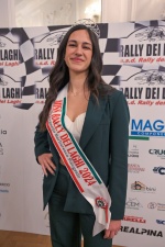 VARESE PRESENTAZIONE RALLY INTERNAZIONALE DEI LAGHI 2024 - VILLA RECALCATI NELLA FOTO MISS RALLY DEI LAGHI 2024