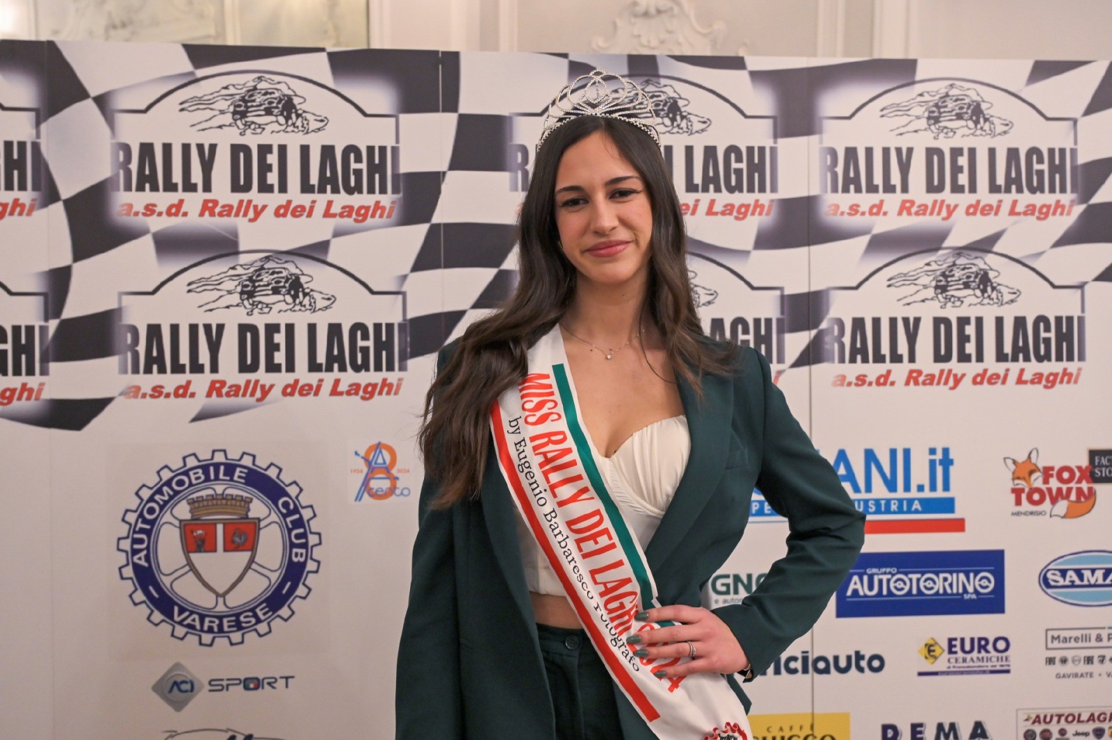 VARESE PRESENTAZIONE RALLY INTERNAZIONALE DEI LAGHI 2024 - VILLA RECALCATI NELLA FOTO MISS RALLY DEI LAGHI 2024