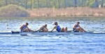 VARESE. WORLD ROWING CUP 2024. COPPA DEL MONDO CANOTTAGGIO. SCHIRANNA. NELLA FOTO QUATTRO SENZA DI DAVIDE VERITA’ E RICCARDO PERETTI NON QUALIFICATI