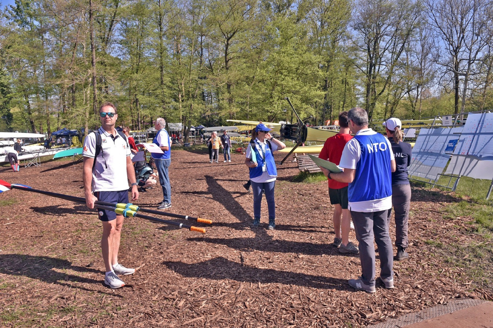 VARESE. WORLD ROWING CUP 2024. COPPA DEL MONDO CANOTTAGGIO. SCHIRANNA. NELLA FOTO PARCO RIENTRO ATLETI