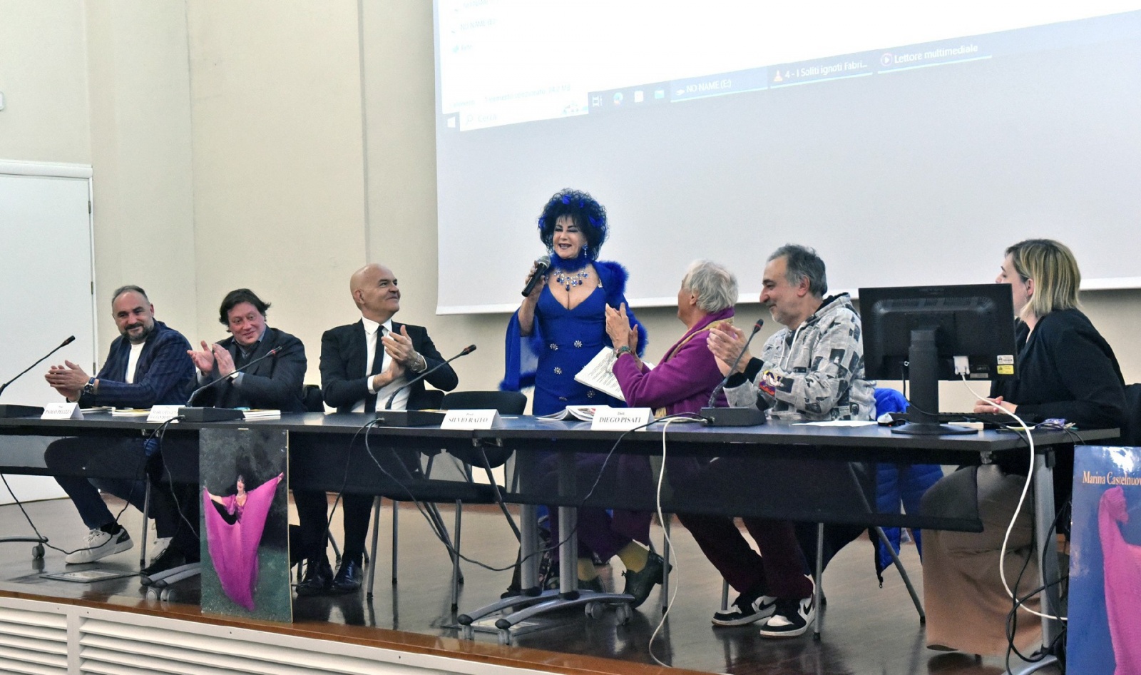 VARESE. PRESENTAZIONE LIBRO “DALLA CASA DI RINGHIERA ALLA CASA BIANCA” DI MARINA CASTELNUOVO, SOSIA UFFICIALE DI LIZ TAYLOR, IN SALA MONTANARI