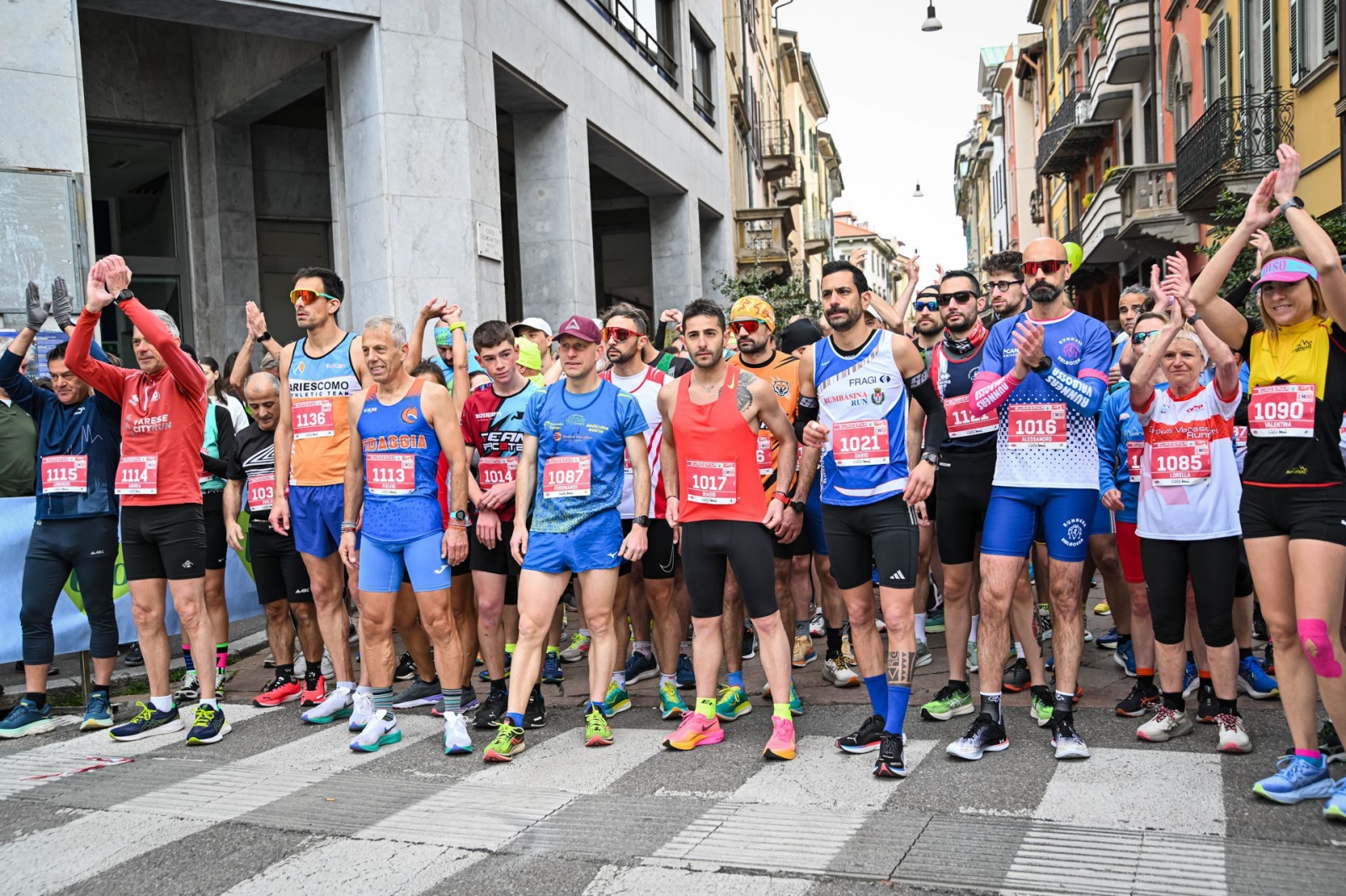 VARESE CENTRO NELLA FOTO ECORUN 2024, PARTENZE