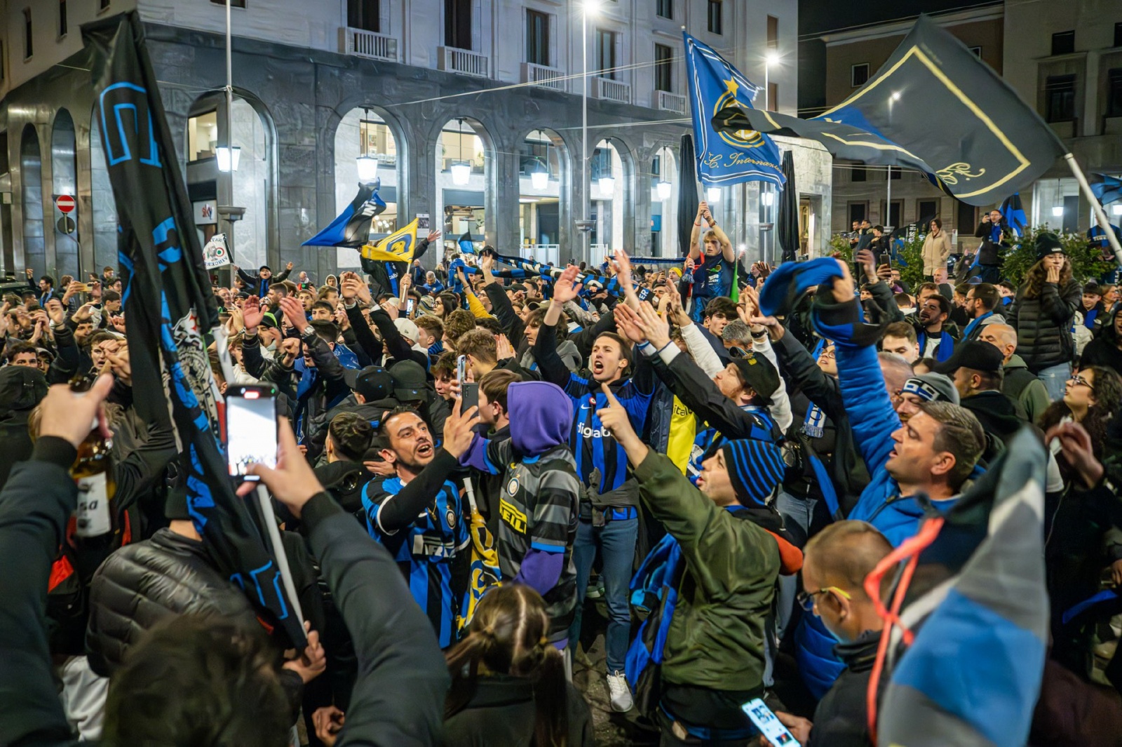 VARESE CAROSELLI FESTA SCUDETTO FC INTER 2024 20ESIMO CAMPIONATO D’ITALIA CALCIO SERIE A