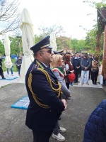 CASTELLANZA MIRELLA CERINI SINDACO ALLA CERIMONIA DEL 25 APRILE