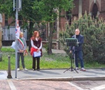 CASTELLANZA MIRELLA CERINI SINDACO ALLA CERIMONIA DEL 25 APRILE