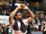 VARESE. BASKET LBA. OPENJOBMETIS VARESE - NUTRIBULLET BASKET TREVISO NELLA FOTO WOLDETENSAE E TIFOSI