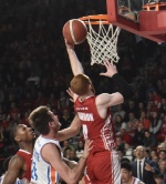 VARESE. BASKET LBA. OPENJOBMETIS VARESE - NUTRIBULLET BASKET TREVISO NELLA FOTO MANNION