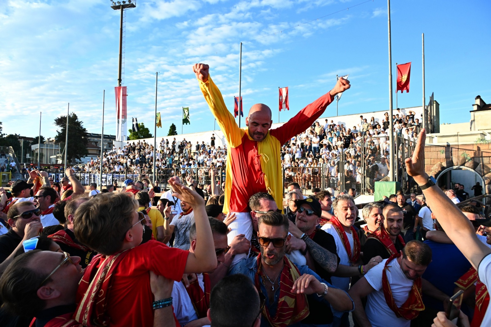 Legnano palio arrivo
