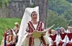 CASTIGLIONE OLONA. PALIO DEI CASTELLI 2024 NELLA FOTO INVESTITURA CAPITANO