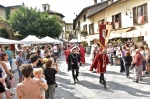 CASTIGLIONE OLONA. PALIO DEI CASTELLI 2024 NELLA FOTO SFILATA CORTEO STORICO