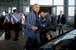 Italian head coach Luciano Spalletti upon his arrival at Milan Malpensa airport after the defeat in the Uefa Euro 2024 round of 16, Milan, Italy, 30 June 2024. ANSA/MOURAD BALTI TOUATI